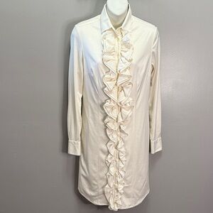 Hadleigh's Long Sleeve Cream Dress